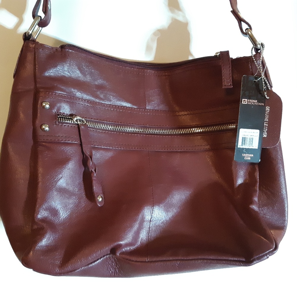 Stone Mountain Red Leather Purse